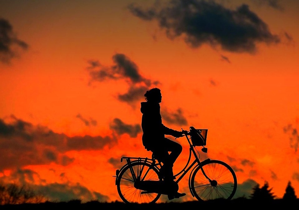 image of a girl on bicycle from the autoimmune diet